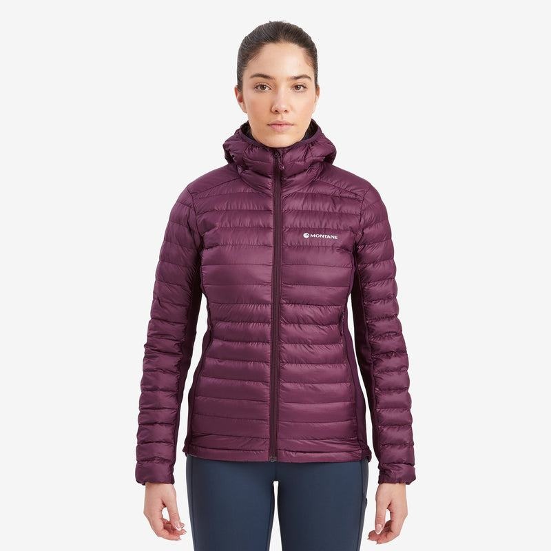 Purple Montane Icarus Lite Hooded Women's Jackets | FZM3243LY