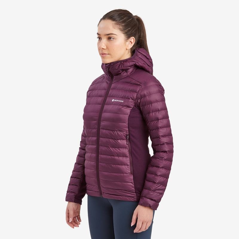 Purple Montane Icarus Lite Hooded Women's Jackets | FZM3243LY