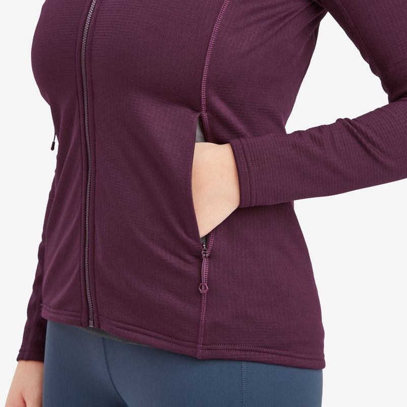 Purple Montane Protium Women's Fleece Jackets | LZX4840BK