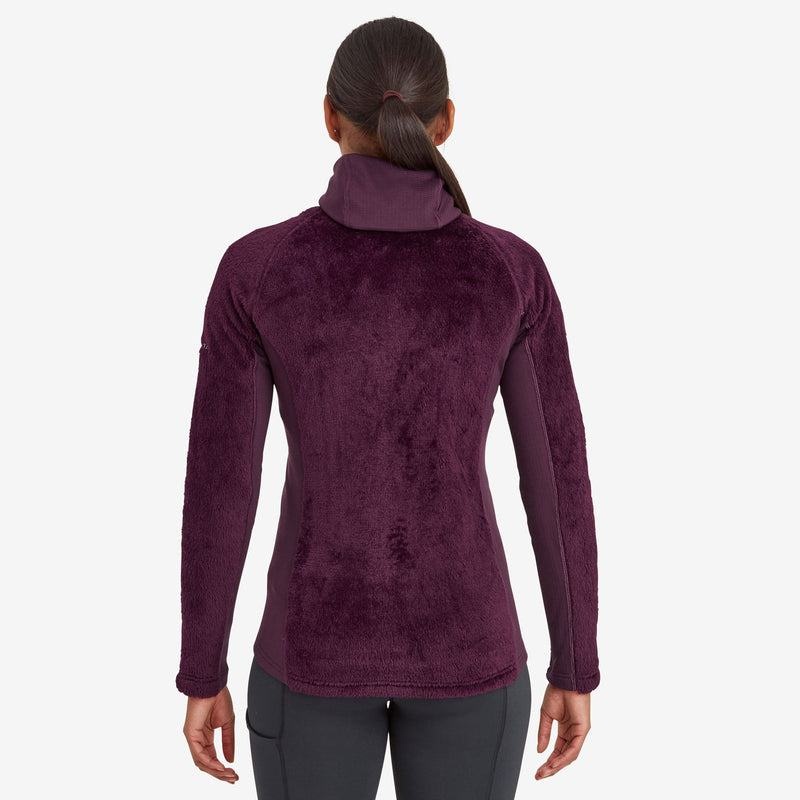 Purple Montane Protium XPD Hooded Women's Fleece Jackets | FSU39YC