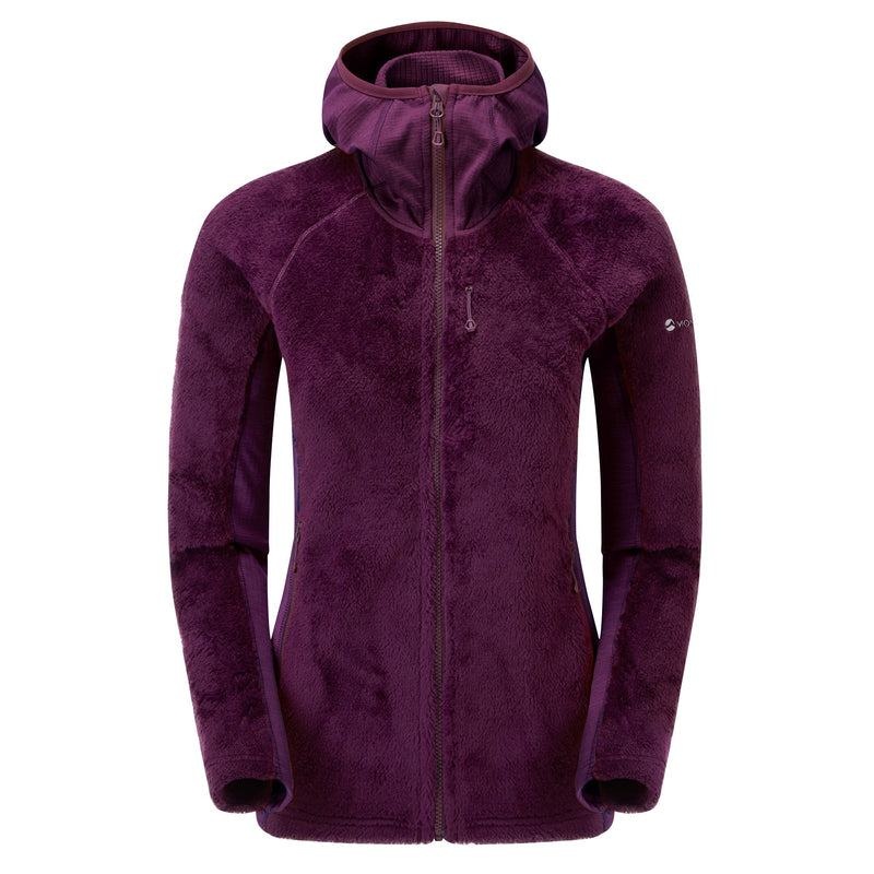 Purple Montane Protium XPD Hooded Women\'s Fleece Jackets | FSU39YC