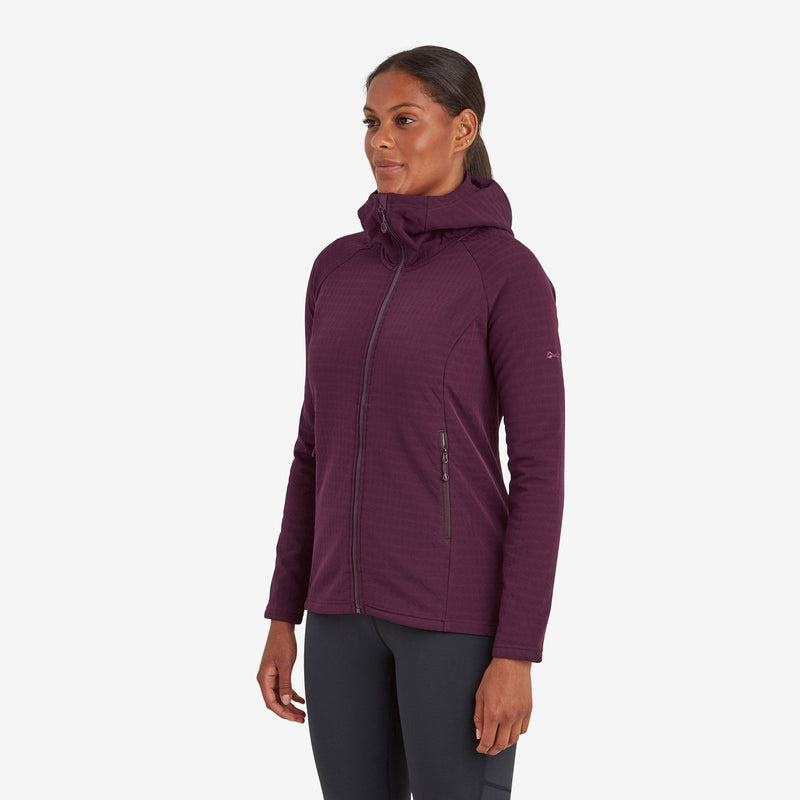 Purple Montane Protium XT Hooded Women's Fleece Jackets | WOB7938DM