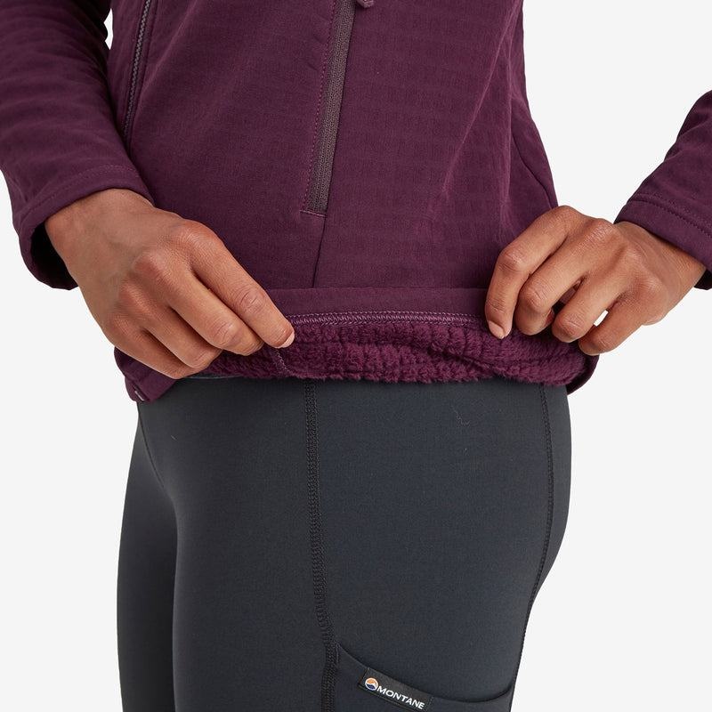 Purple Montane Protium XT Hooded Women's Fleece Jackets | WOB7938DM