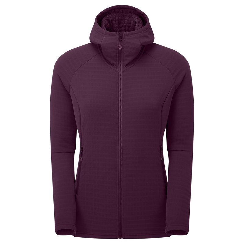 Purple Montane Protium XT Hooded Women\'s Fleece Jackets | WOB7938DM