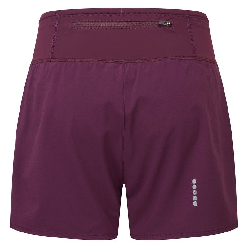 Purple Montane Slipstream Twin Skin Trail Running Women's Shorts | JFQ19OI