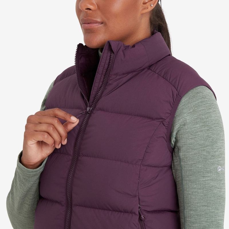 Purple Montane Tundra Down Women's Vest | MRJ3342MX