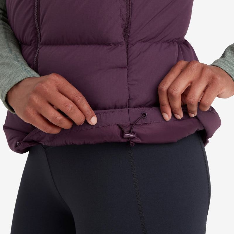 Purple Montane Tundra Down Women's Vest | MRJ3342MX