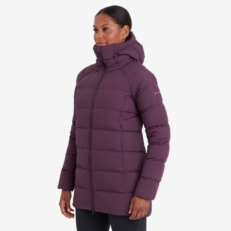 Purple Montane Tundra Hooded Women's Down Jackets | RDG2564EM