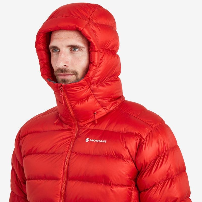 Red Montane Anti-Freeze XT Hooded Men's Down Jackets | VEC7113OZ