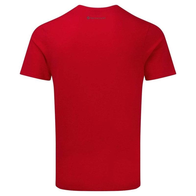 Red Montane Lightweight Mono Men's T Shirts | QJB6340HQ