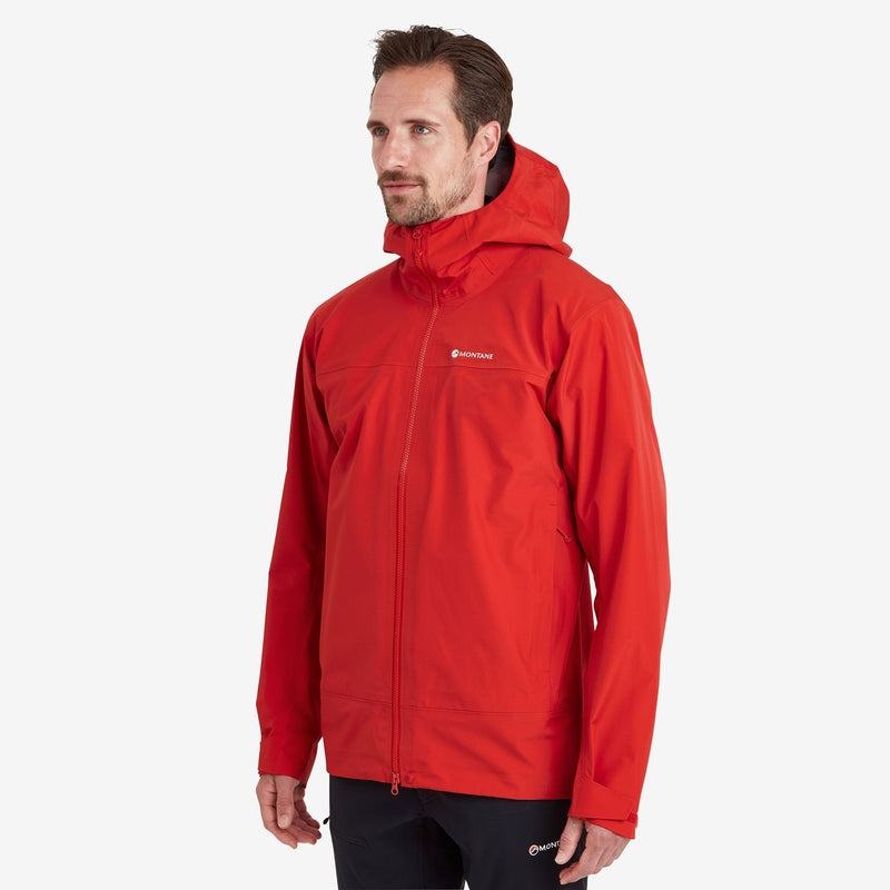 Red Montane Phase Men's Waterproof Jackets | YAJ7556OE