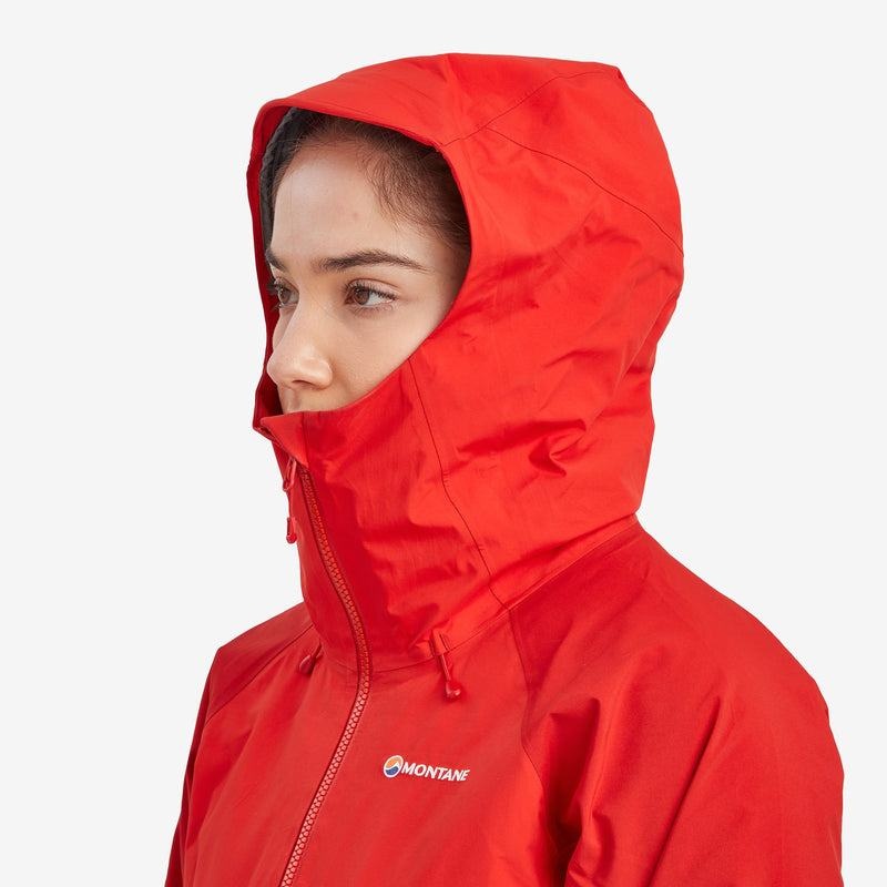 Red Montane Phase XPD Women's Waterproof Jackets | IDX2718ZW