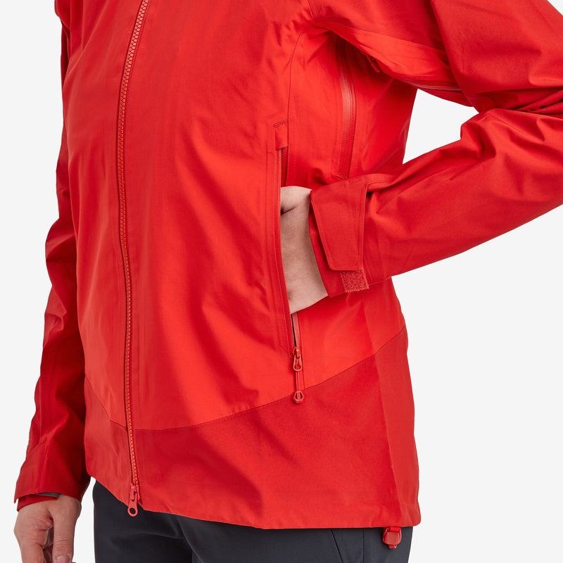 Red Montane Phase XPD Women's Waterproof Jackets | IDX2718ZW