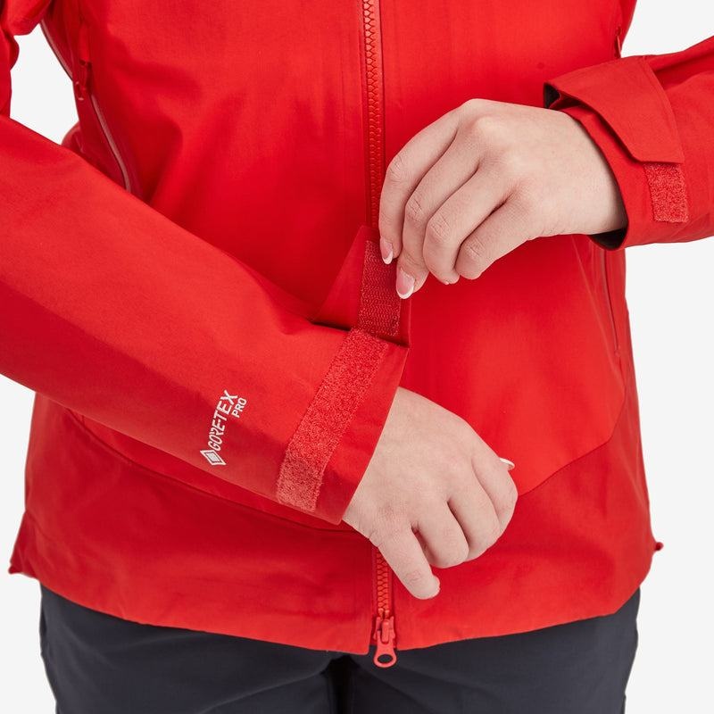 Red Montane Phase XPD Women's Waterproof Jackets | IDX2718ZW