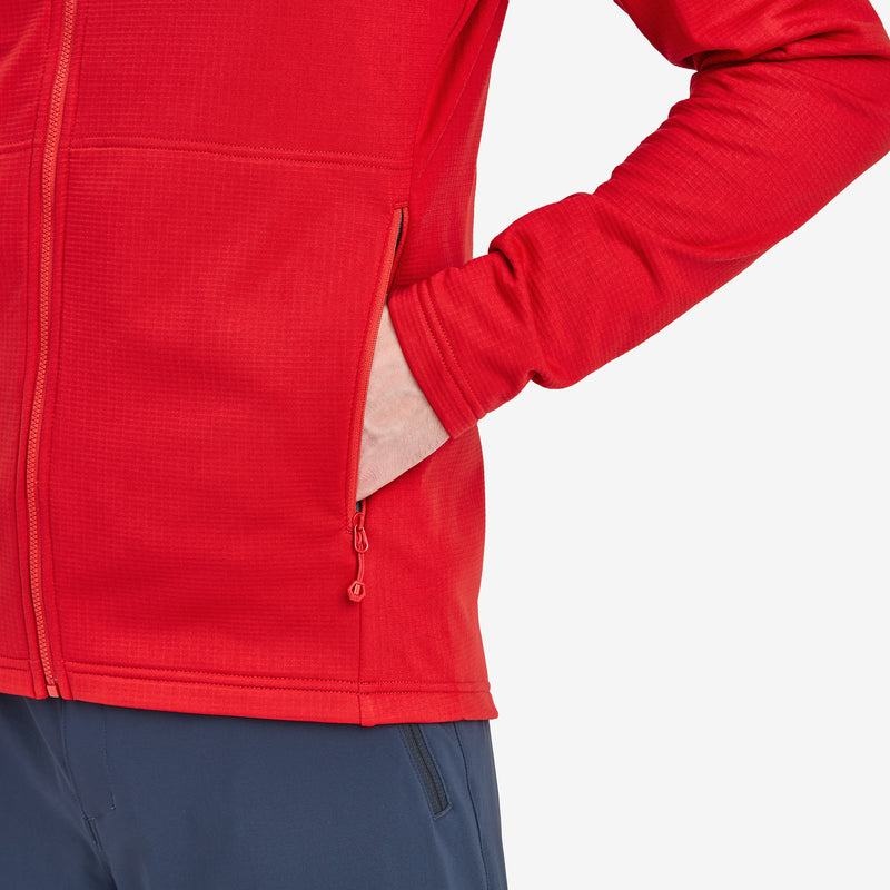 Red Montane Protium Men's Fleece Jackets | ITO9125FD