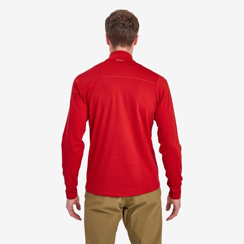 Red Montane Protium Pull On Men's Fleece | TAA5212OQ