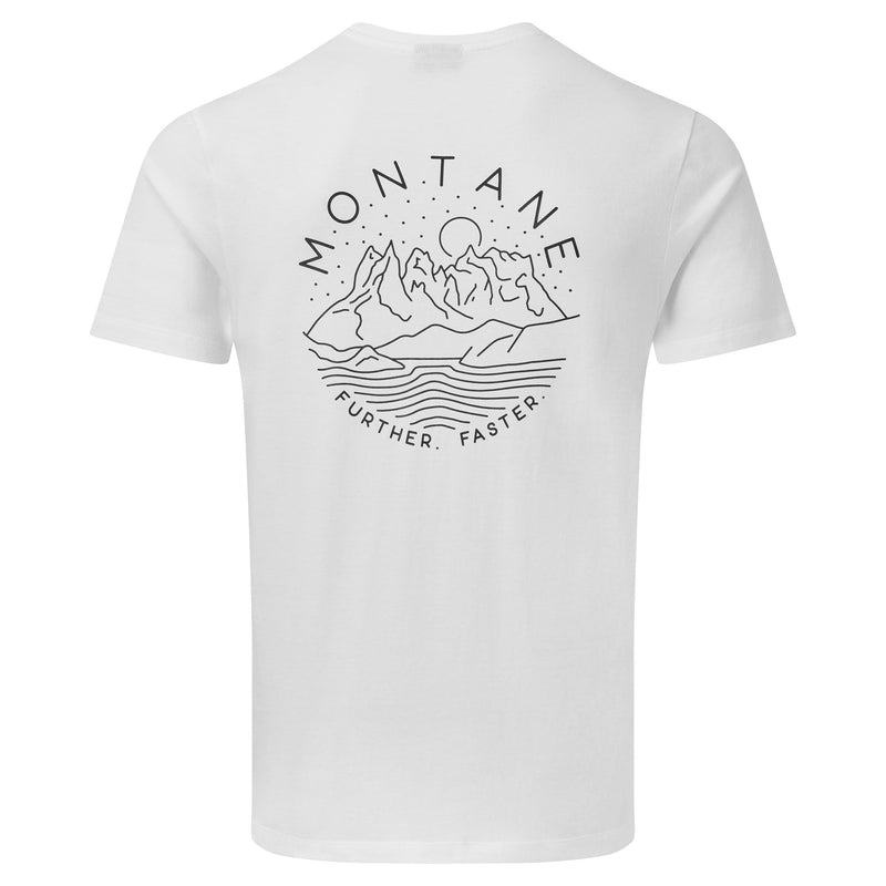 White Montane Starscape Men's T Shirts | ITR2437BS