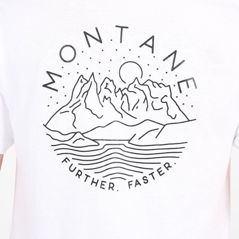 White Montane Starscape Men's T Shirts | ITR2437BS